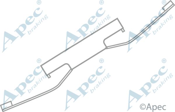 APEC BRAKING Tarvikesarja, jarrupala KIT550